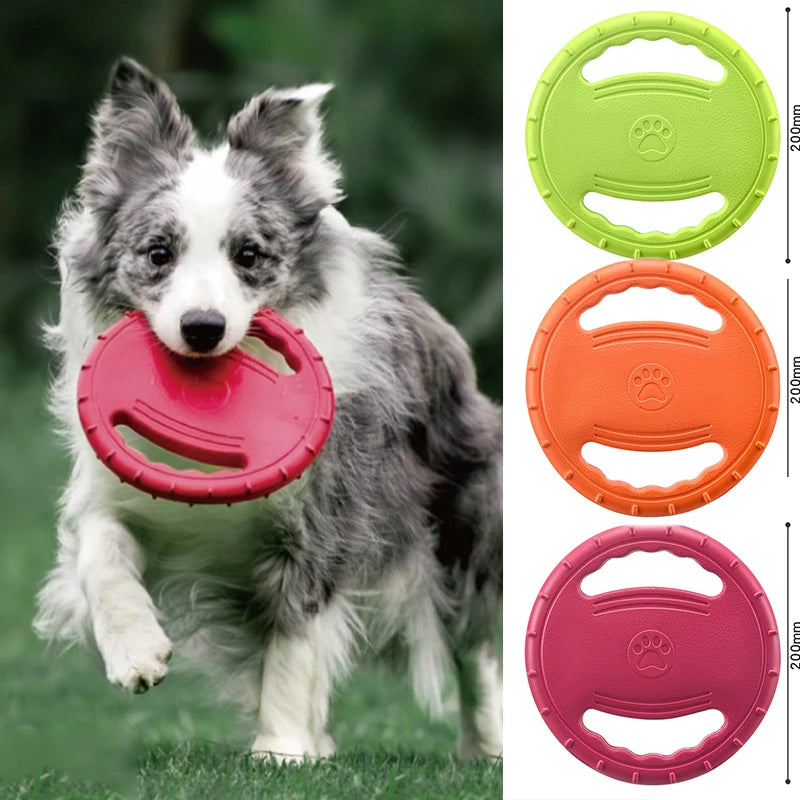 Dog Flying Discs Frisbe E Game for Dog Toys for Puppies Large Interactive Toys Resistant Dog Toy GWJ09