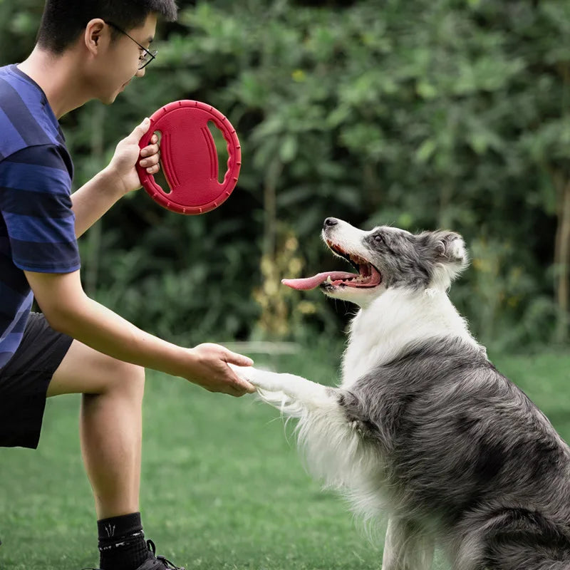 Dog Flying Discs Frisbe E Game for Dog Toys for Puppies Large Interactive Toys Resistant Dog Toy GWJ09
