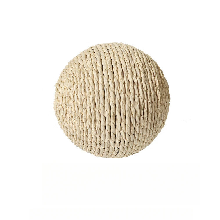 10CM Interactive Sisal Cat Scratching Ball Toy For Kitten Teeth Cleaning Anti Bite Cat Ball Sounding Toy Pet Supplies