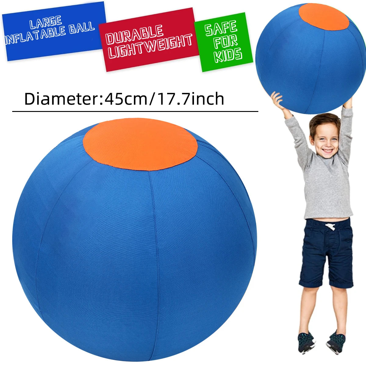 Dog Giant Toy Ball Large Pet Outdoor Training Supplies Children's Interactive Game Toys Interest Play Balls Dog Like Colors Ball