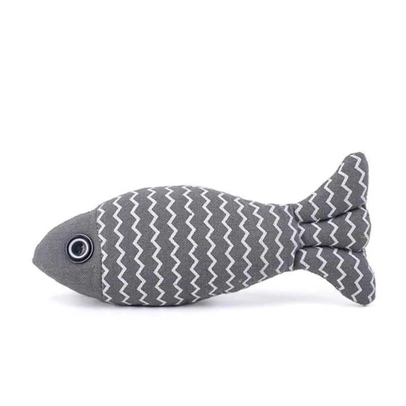 Cat Toys Fish Catnip Toys Interactive Cat Toy Cat Chew Toy Cat Pillow Toys Kitten Exercise Kicker Toys for Indoor Cats Kitty Kit