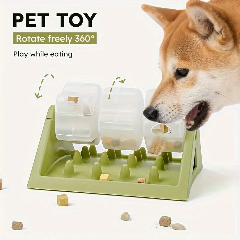 Interactive Dog Food Dispenser Toy - Puzzle Feeder with Leak-Proof Design, Slow-Feeding Design & Durable PP Material for Dogs