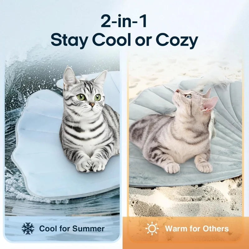 Cool pet Mat Eco-friendly Cooling Pad for Large Dog Pet Cooling Mats for Dog bed & Cat house Use in Crate Tunk Camping Outdoor